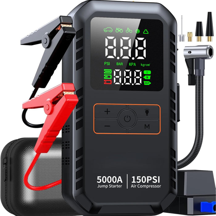 Portable Car Jump Starter & Tire Inflator
