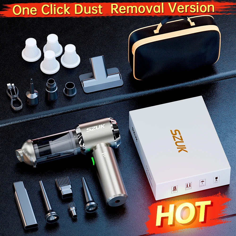 Portable Mini Vacuum Cleaner 15KPa Suction