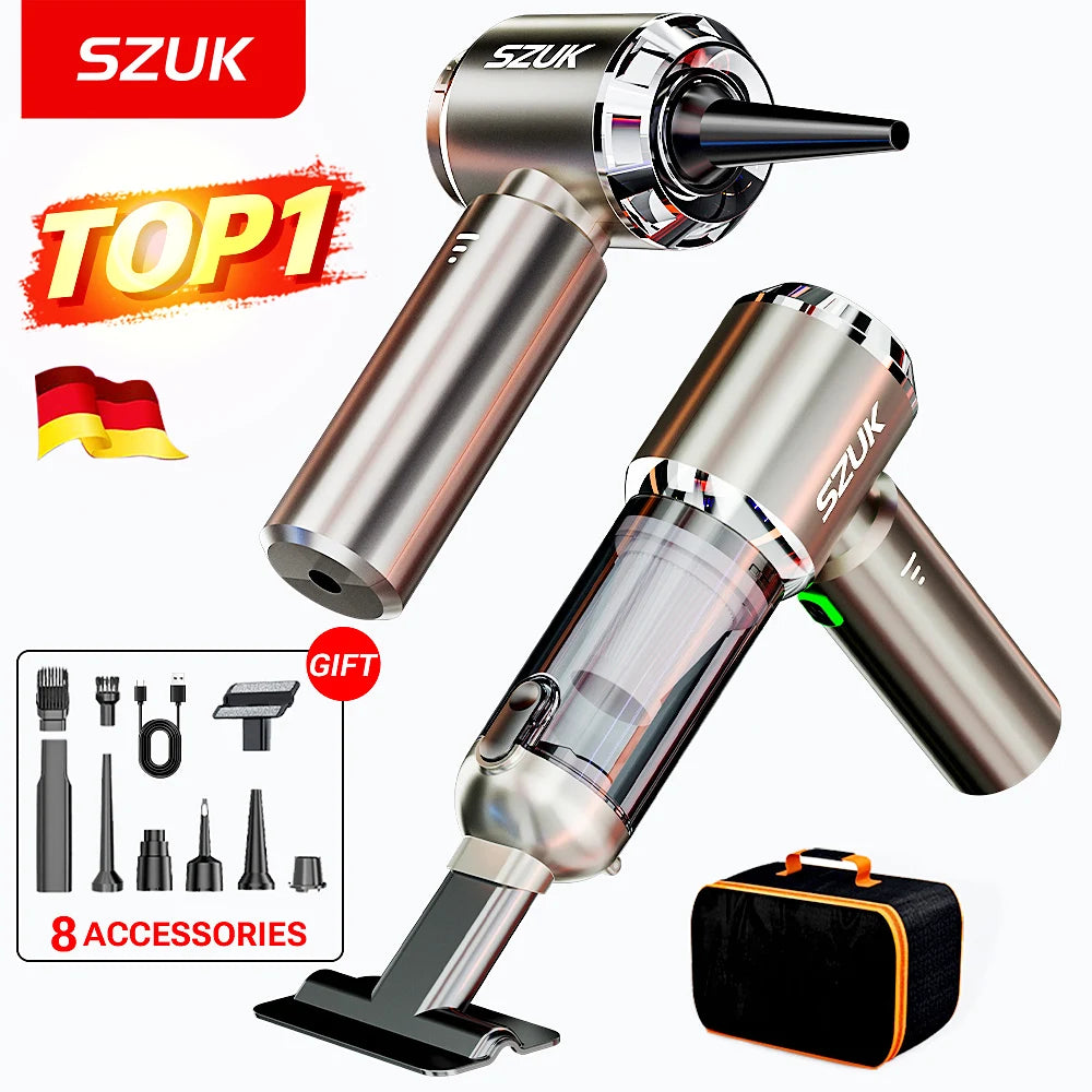 Portable Mini Vacuum Cleaner 15KPa Suction