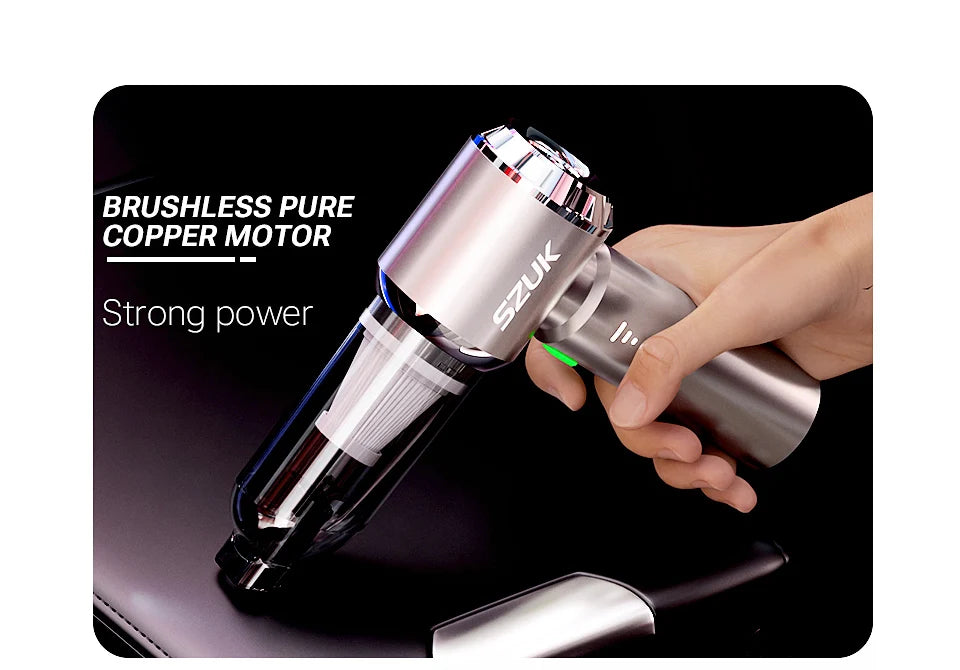 Portable Mini Vacuum Cleaner 15KPa Suction