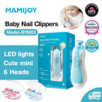 Baby Nail File Trimmer With Light