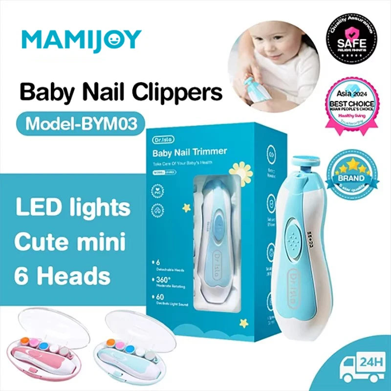 Baby Nail File Trimmer With Light
