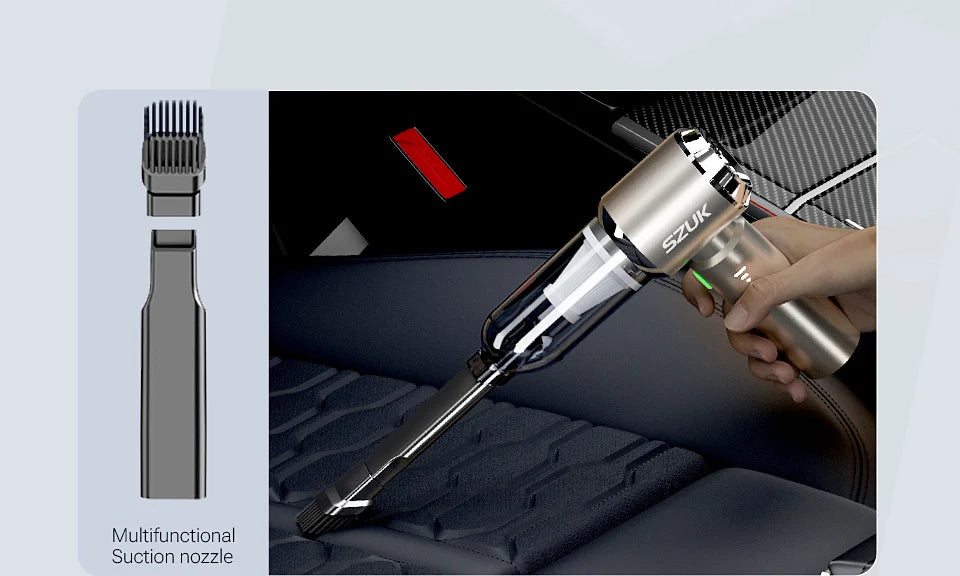Portable Mini Vacuum Cleaner 15KPa Suction