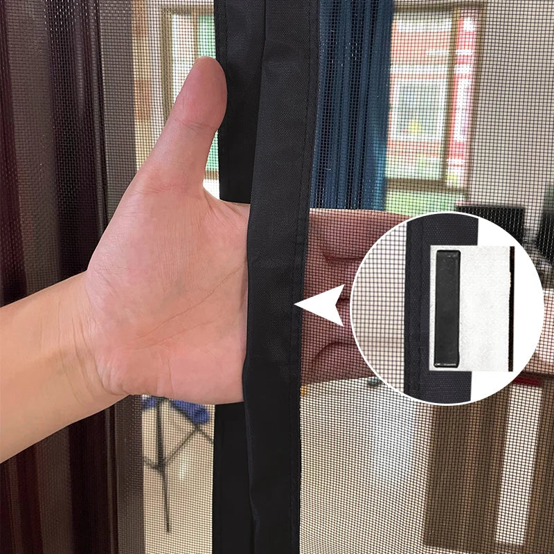 Magnetic Door Screen Insect Shield