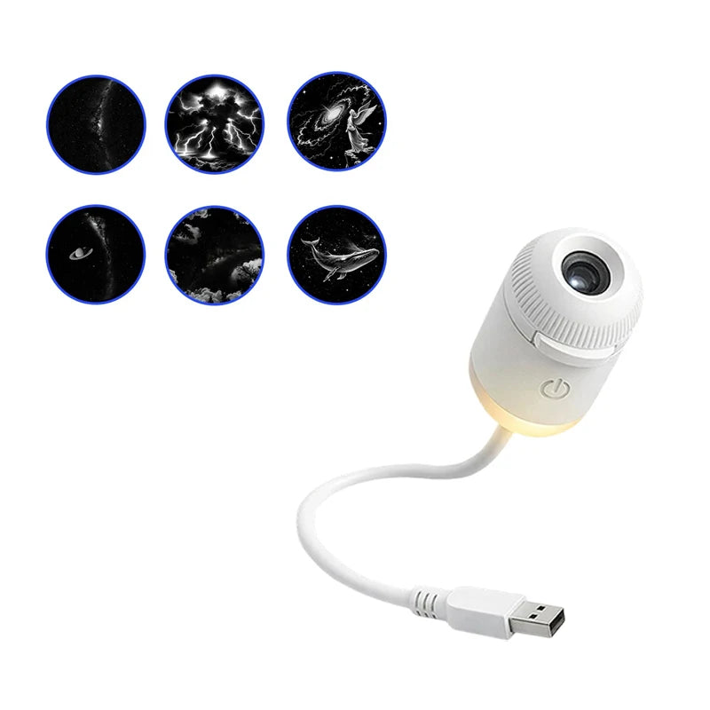 Mini Galaxy Projector Ambient Night Light