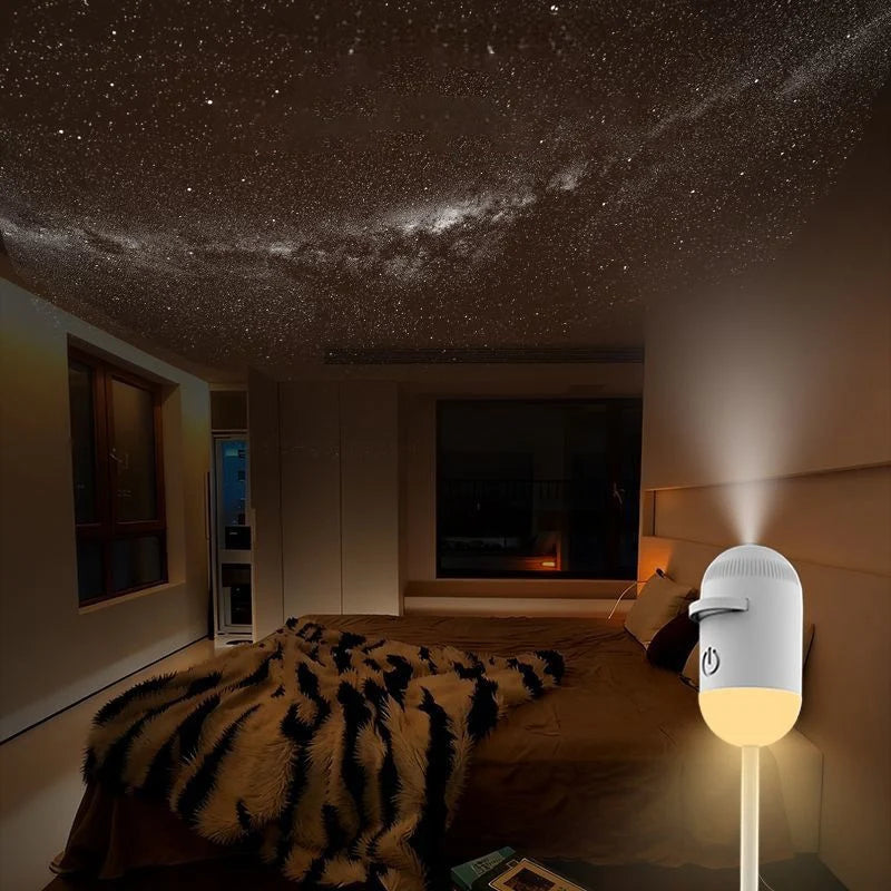 Mini Galaxy Projector Ambient Night Light