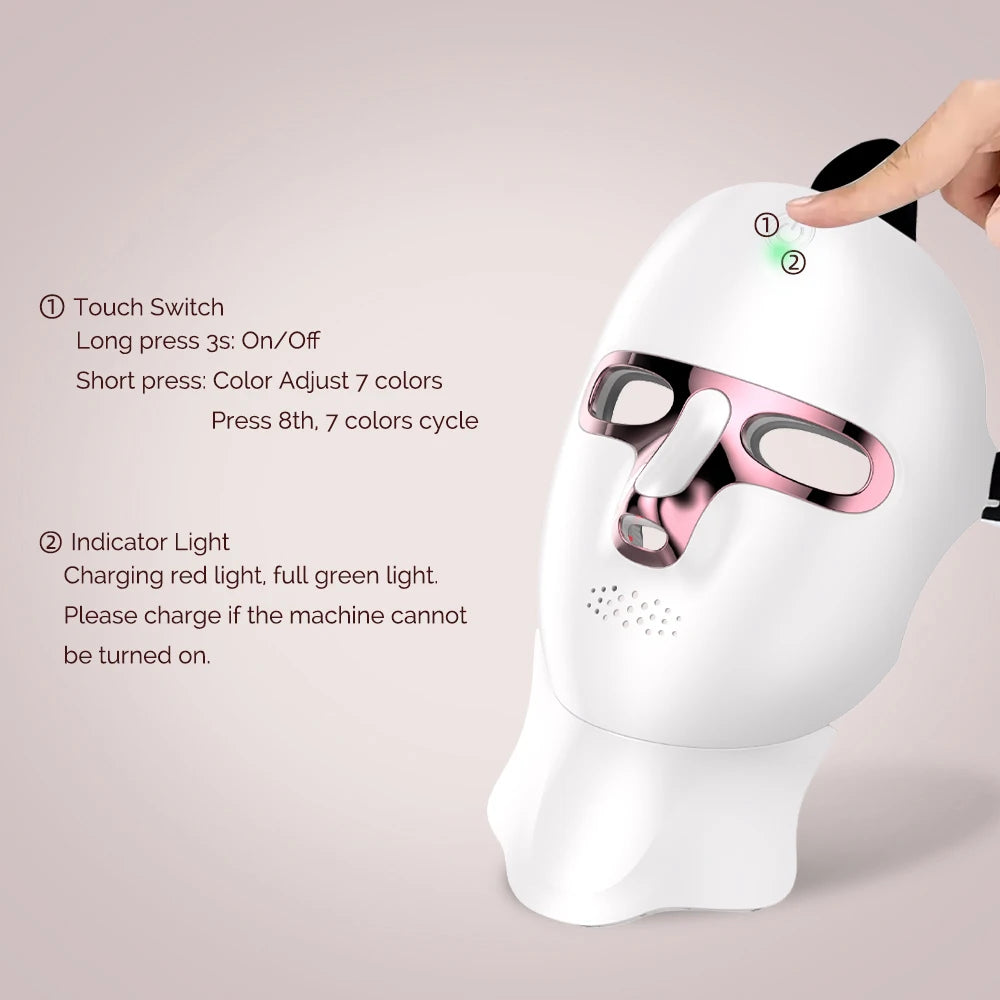 Photon Therapy Face Neck Care Mask