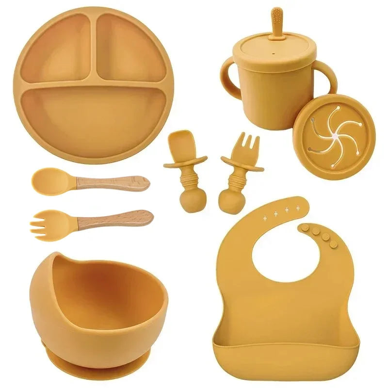 Baby Feeding Bowl Plate Cup Set