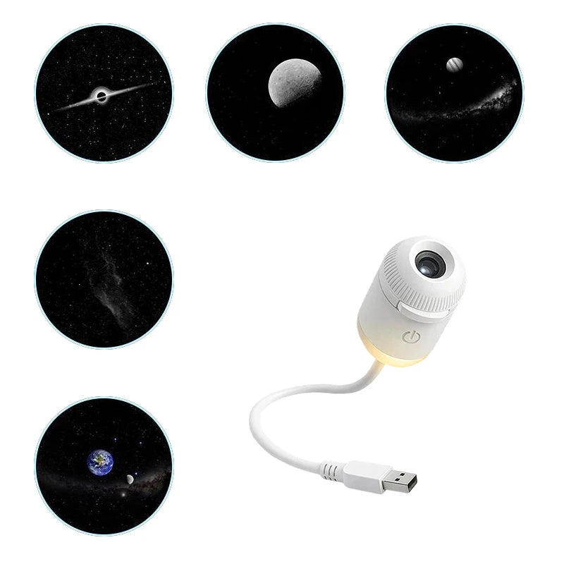 Mini Galaxy Projector Ambient Night Light