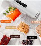 Professional Vacuum Kitchen Sealing Machine Sealer for Food Vacuumor for Products  Cuisine Packaging Plastic Bag Sealant