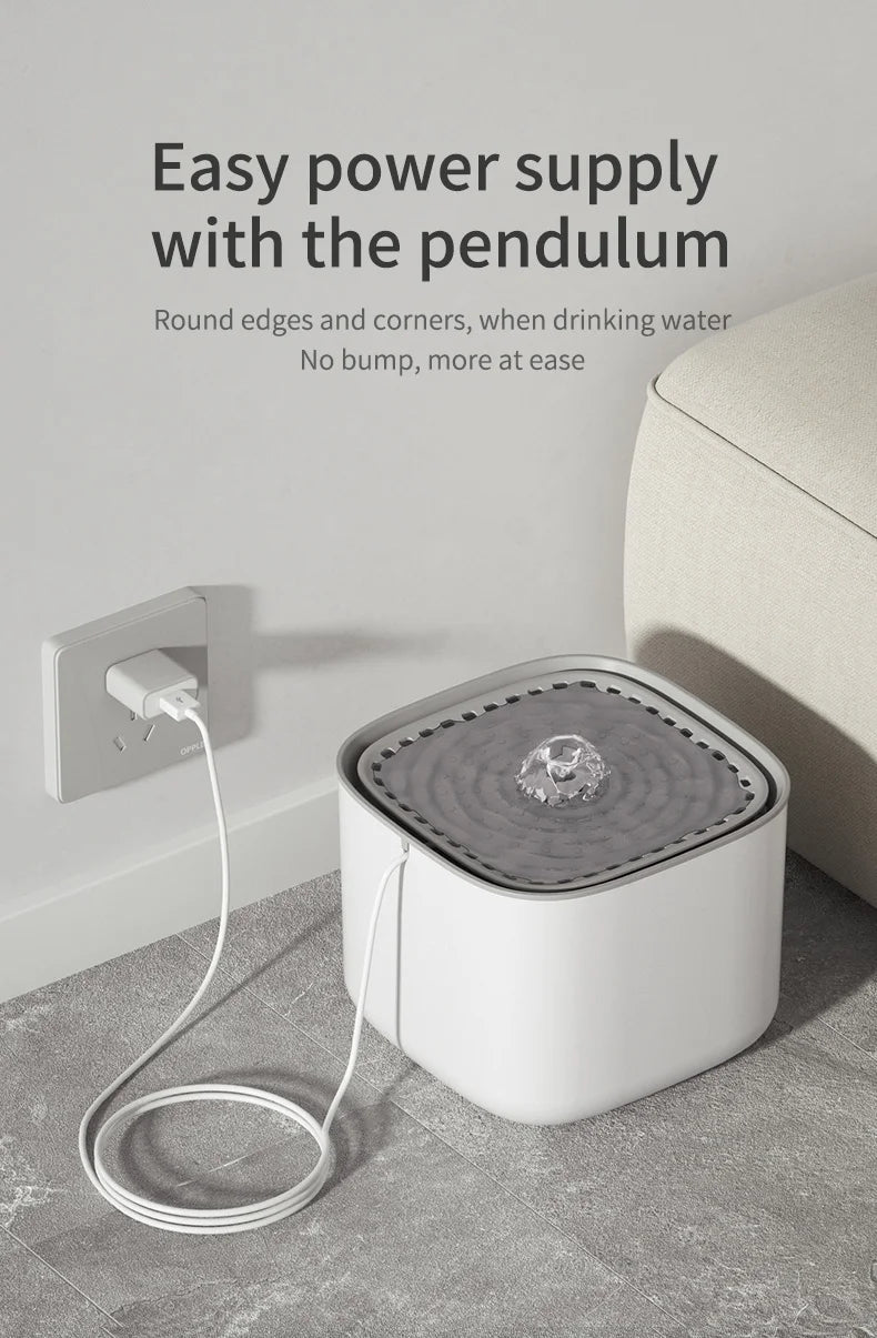 Automatic Cat Drinking Fountain With Filter