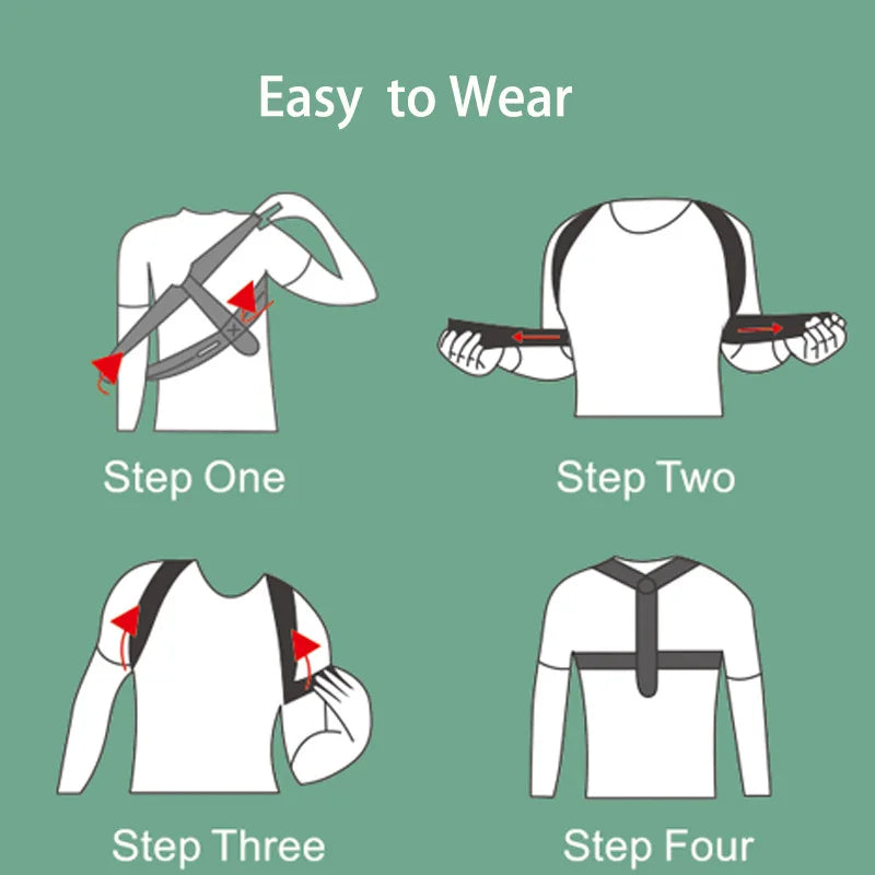 Adjustable Posture Corrector Shoulder Brace