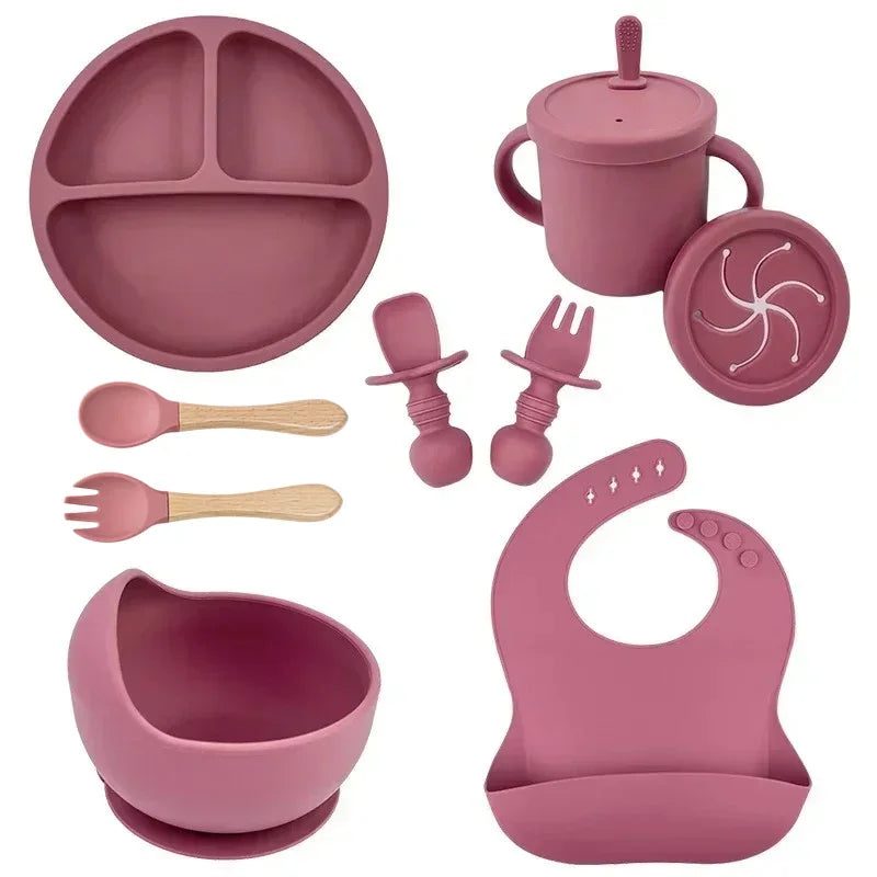 Baby Feeding Bowl Plate Cup Set