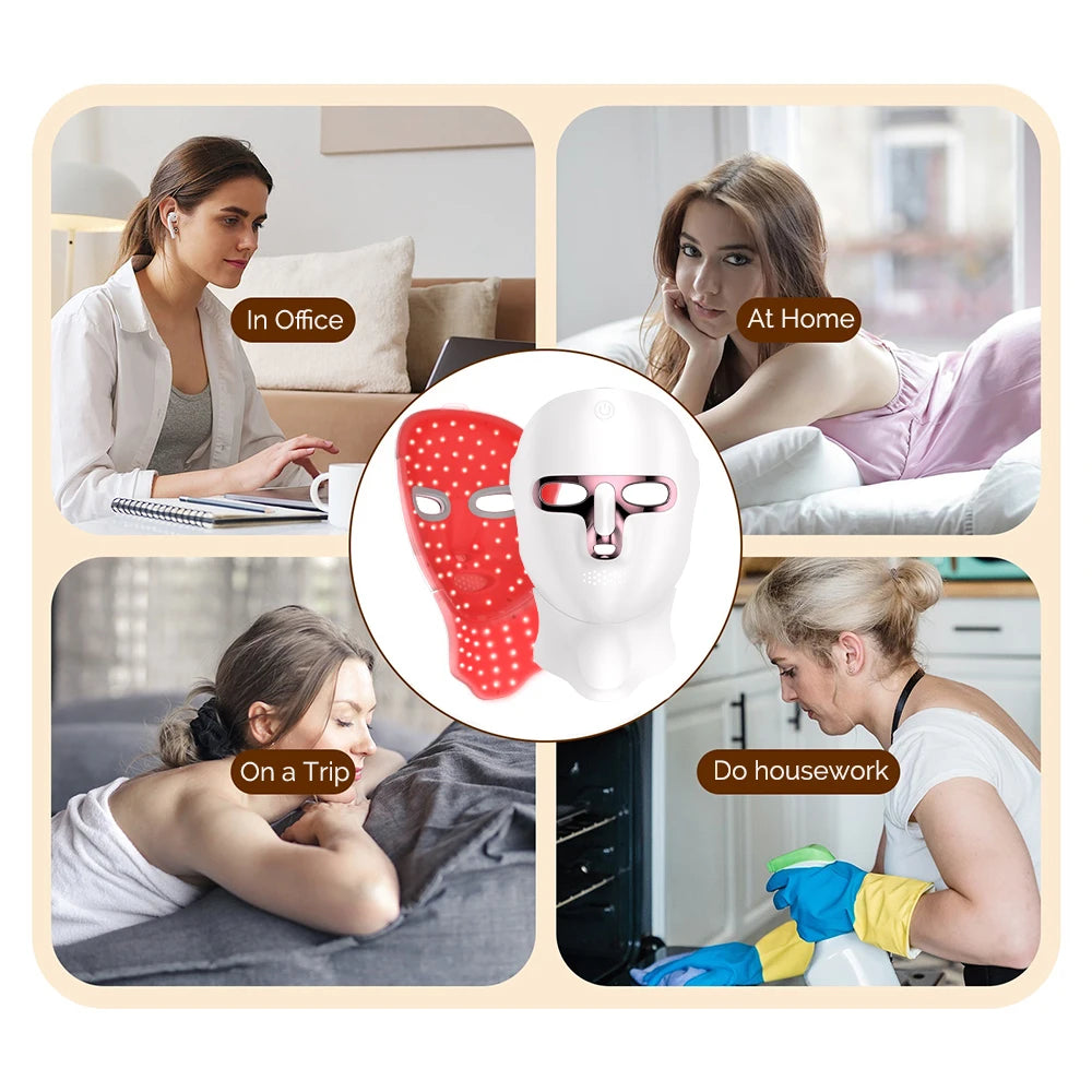 Photon Therapy Face Neck Care Mask