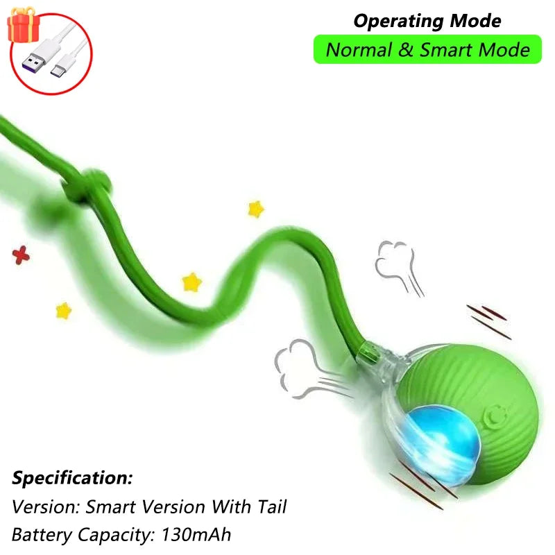 Rechargeable Smart Cat Exercise Ball Toy