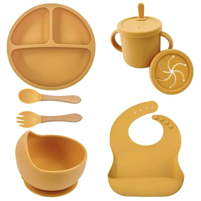 Baby Feeding Bowl Plate Cup Set