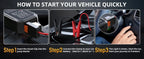 8-in-1 Car Jump Starter with Air Compressor