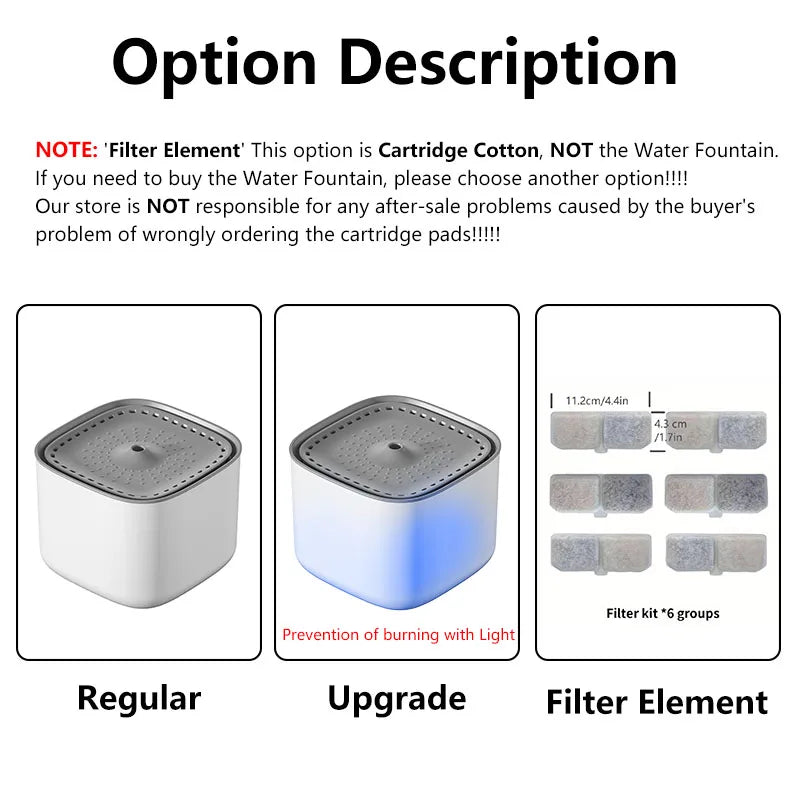 Automatic Cat Drinking Fountain With Filter