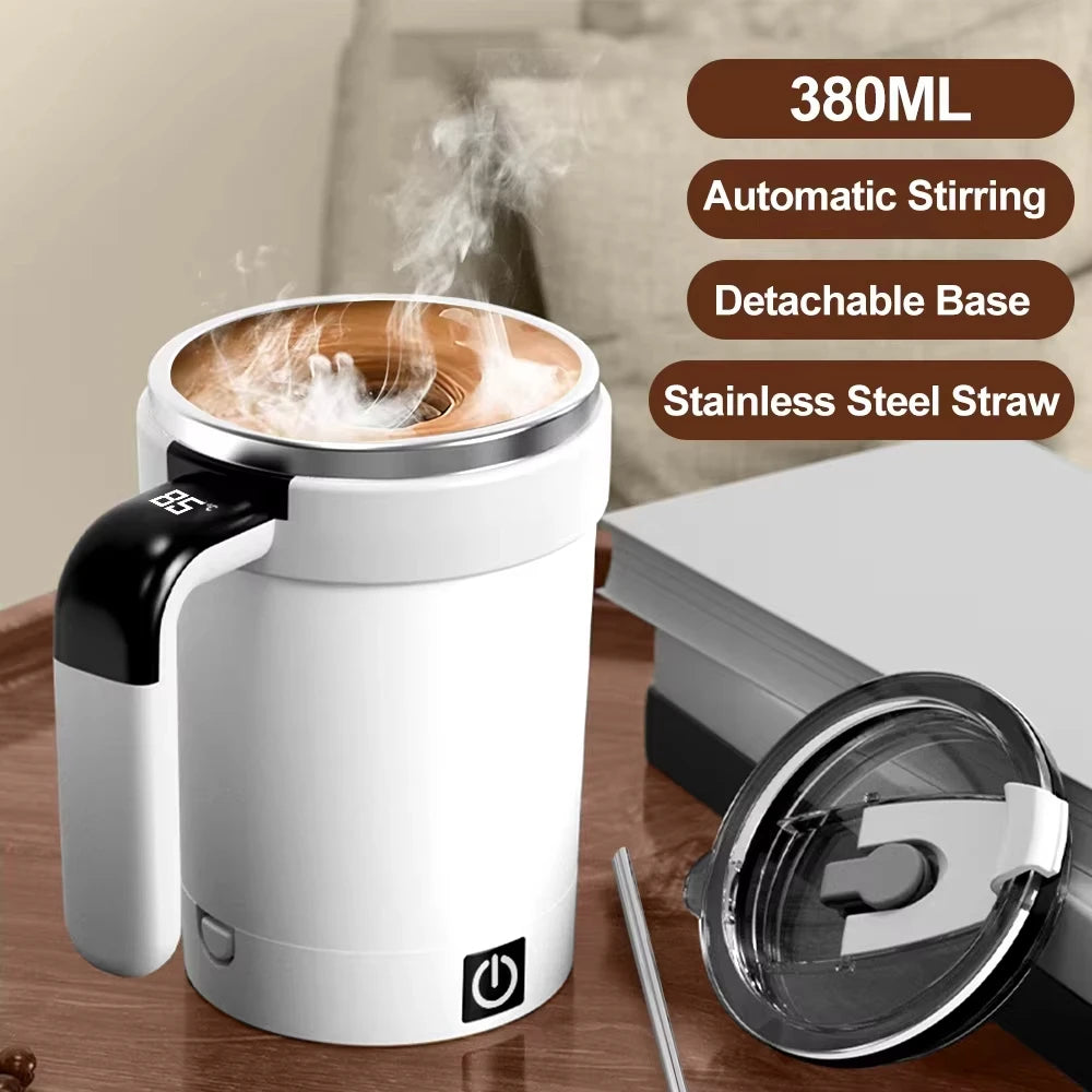 Rechargeable Automatic Magnetic Mixer Travel Tumbler