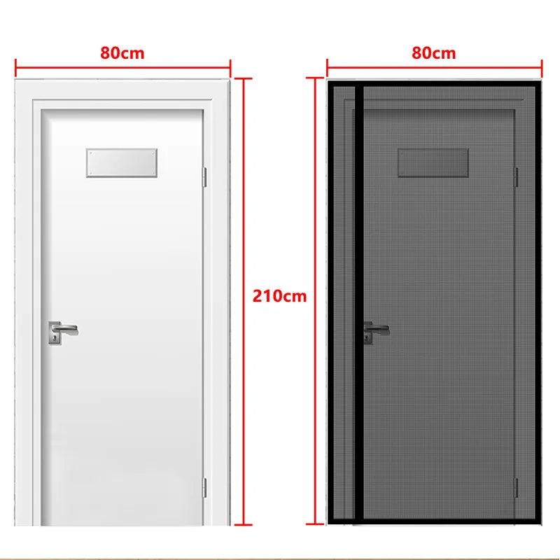 Magnetic Door Screen Insect Shield