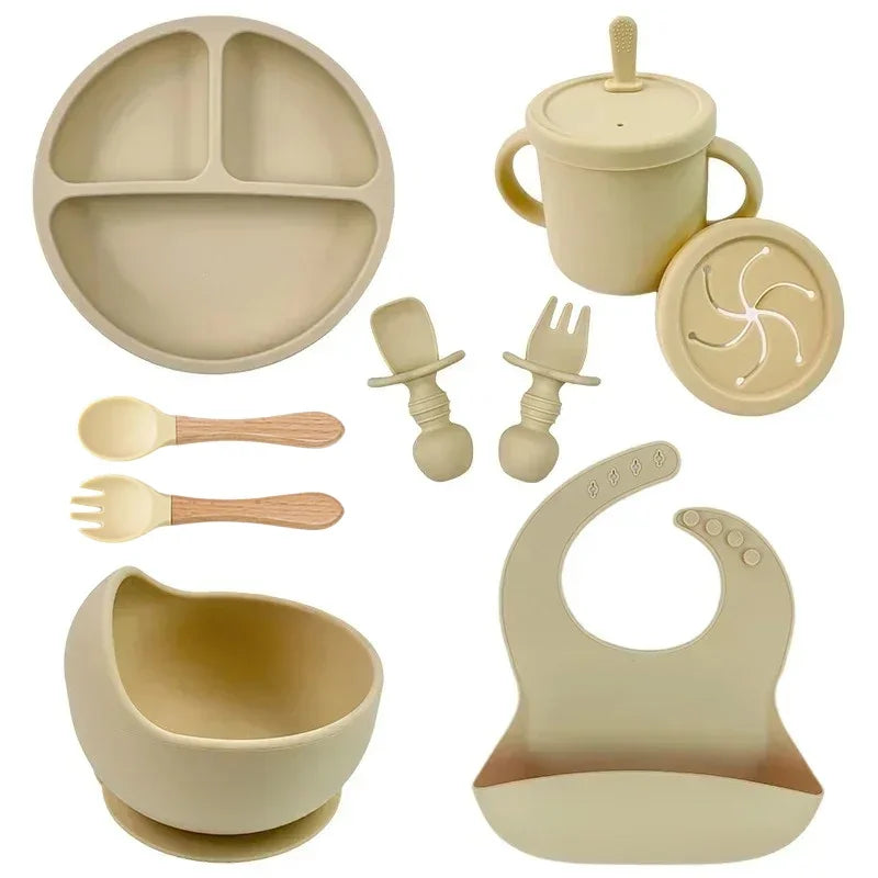 Baby Feeding Bowl Plate Cup Set