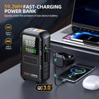 8-in-1 Car Jump Starter with Air Compressor