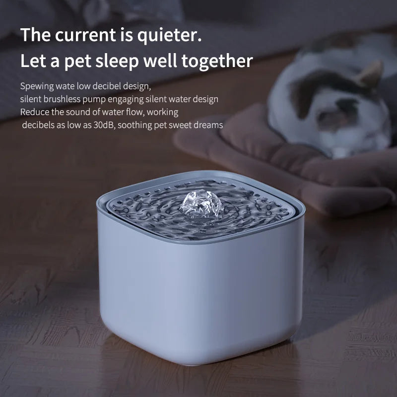 Automatic Cat Drinking Fountain With Filter