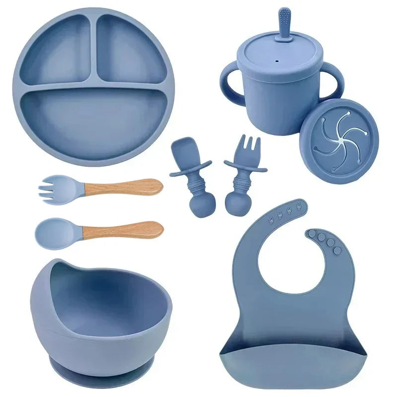 Baby Feeding Bowl Plate Cup Set