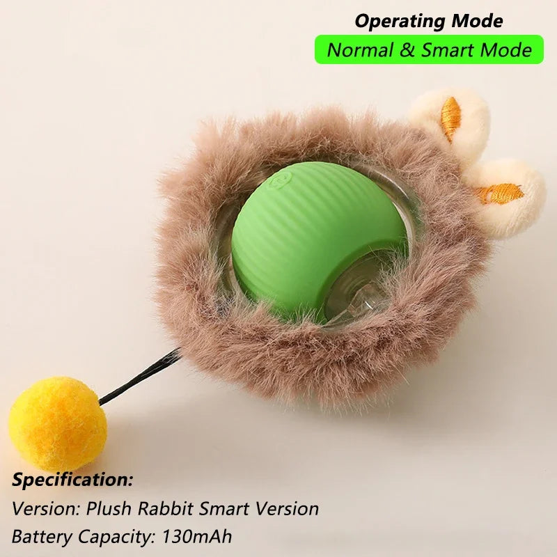 Rechargeable Smart Cat Exercise Ball Toy
