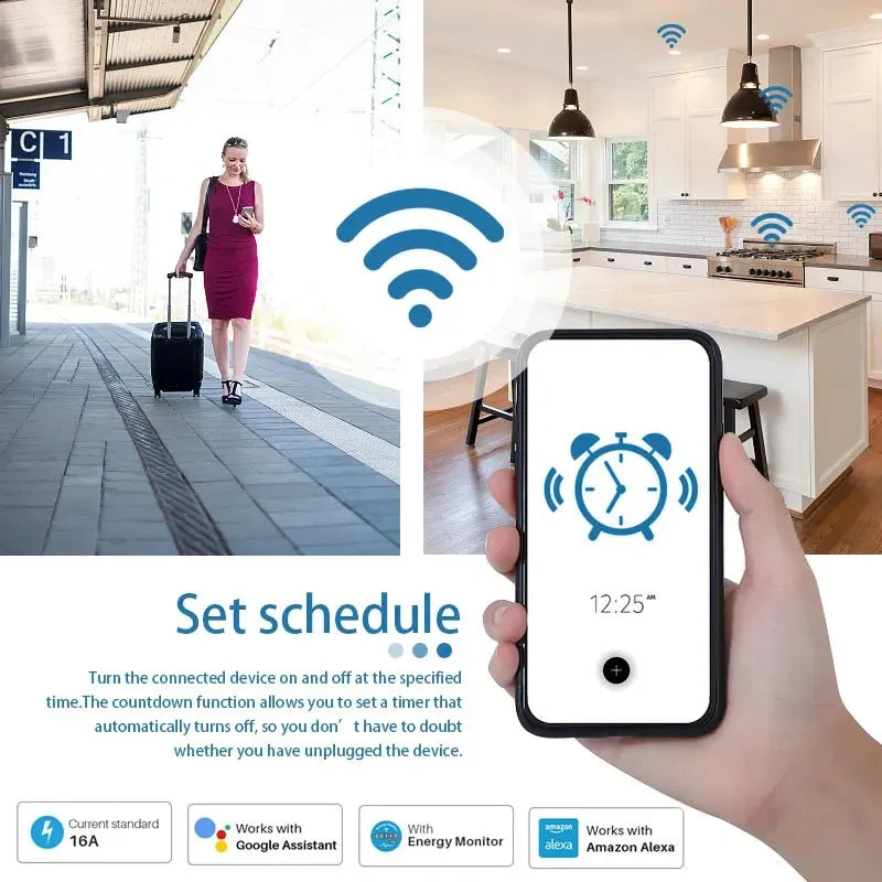 Smart WiFi Plug With Energy Monitoring