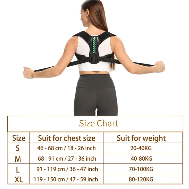 Adjustable Posture Corrector Shoulder Brace
