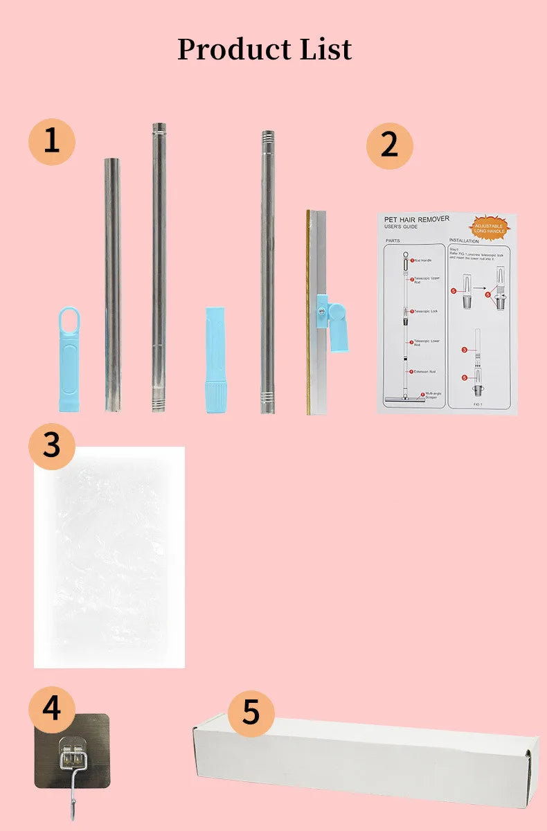 Pet Hair Remover Carpet Rake Tool