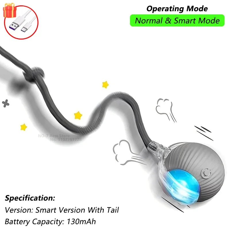 Rechargeable Smart Cat Exercise Ball Toy