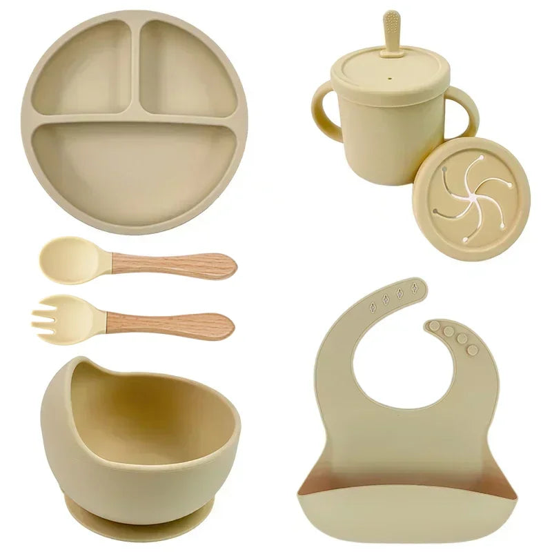 Baby Feeding Bowl Plate Cup Set