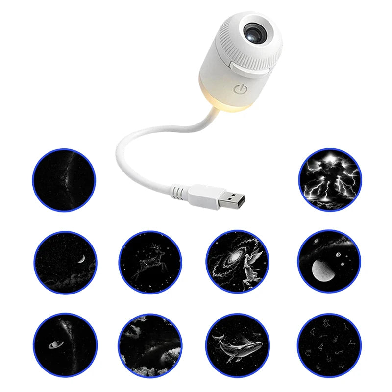 Mini Galaxy Projector Ambient Night Light