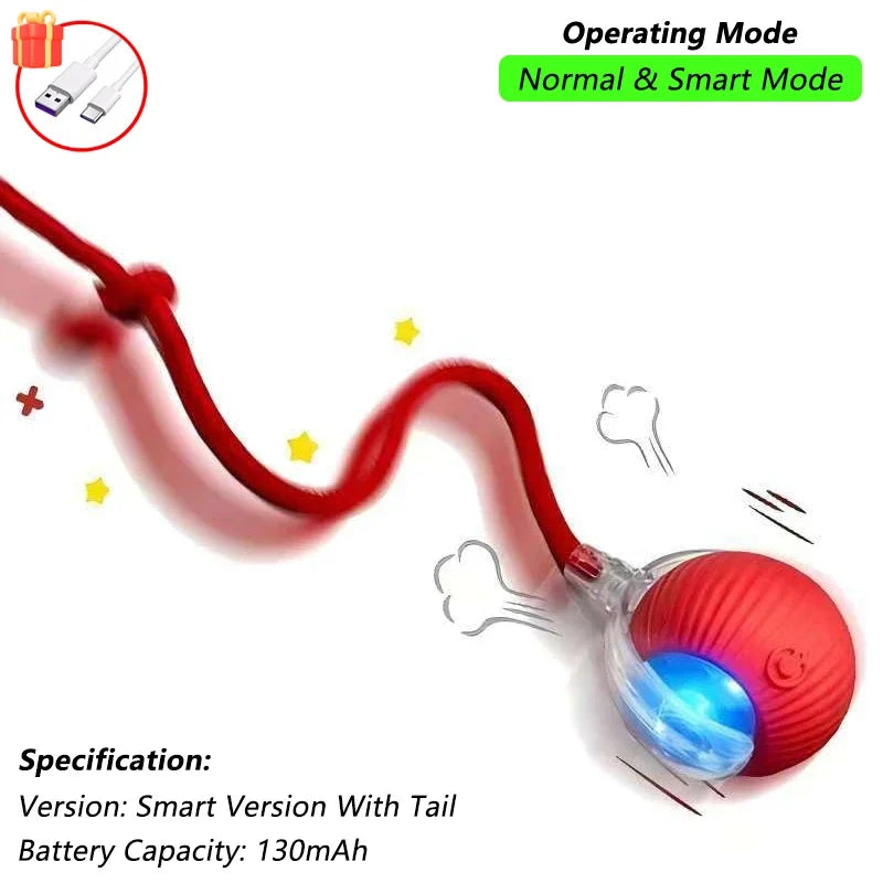 Rechargeable Smart Cat Exercise Ball Toy