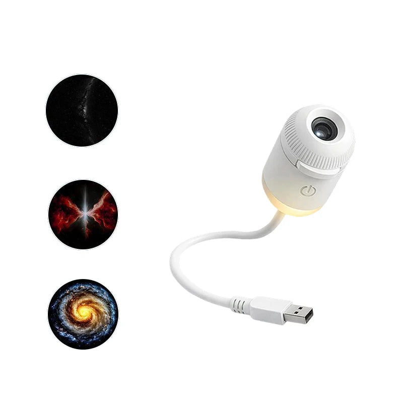 Mini Galaxy Projector Ambient Night Light