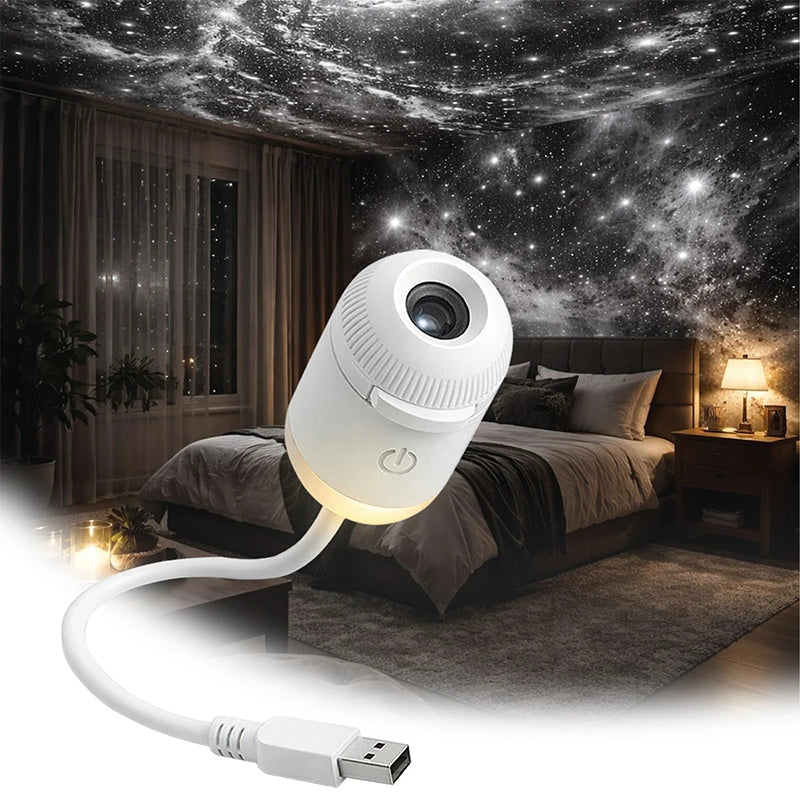 Mini Galaxy Projector Ambient Night Light