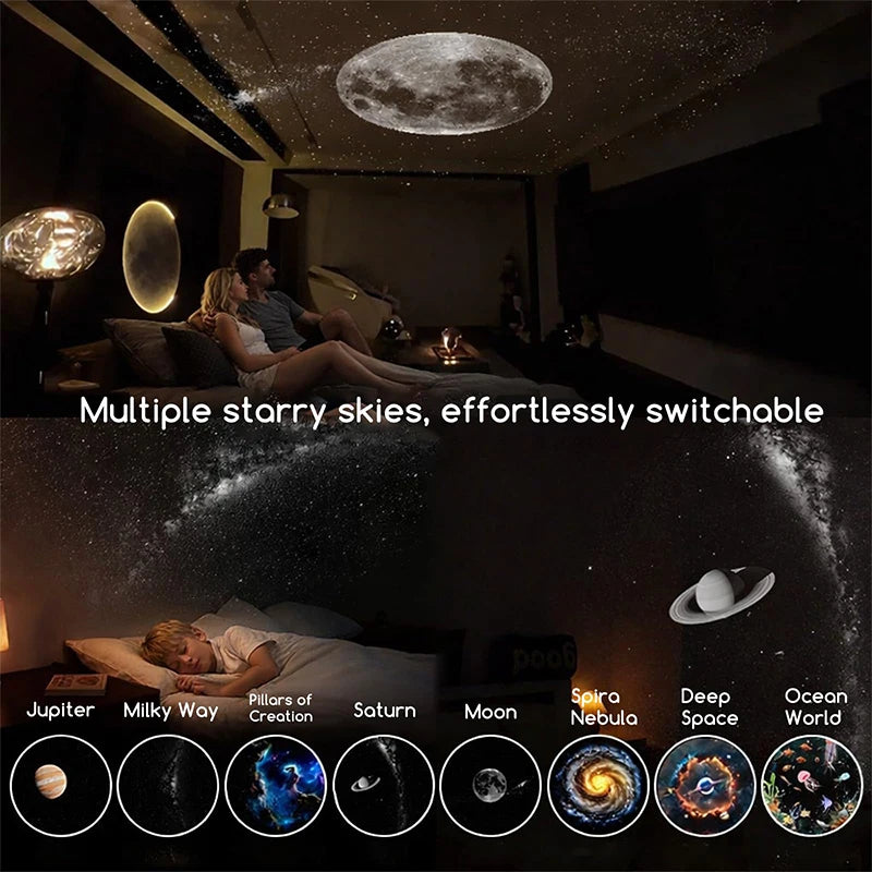 Mini Galaxy Projector Ambient Night Light
