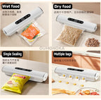 Professional Vacuum Kitchen Sealing Machine Sealer for Food Vacuumor for Products  Cuisine Packaging Plastic Bag Sealant
