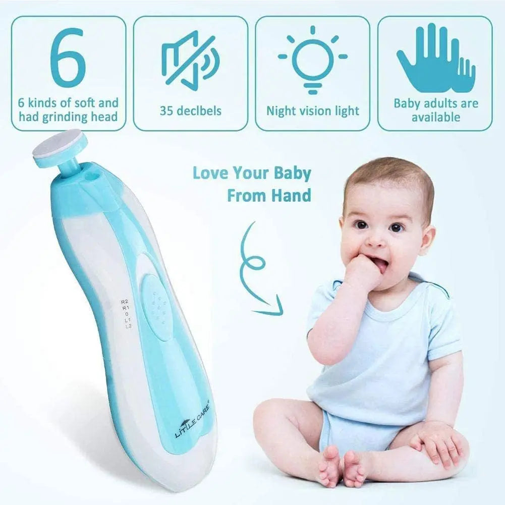 Baby Nail File Trimmer With Light