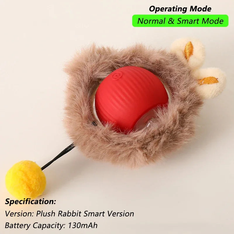 Rechargeable Smart Cat Exercise Ball Toy