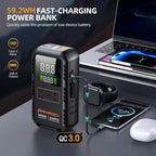8-in-1 Car Jump Starter with Air Compressor